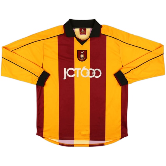 2001-03 Bradford City Home L/S Shirt - 7/10 - (L)