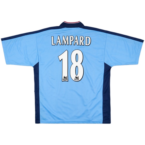 1997-98 West Ham Away Shirt Lampard #18 - 9/10 - (XL)