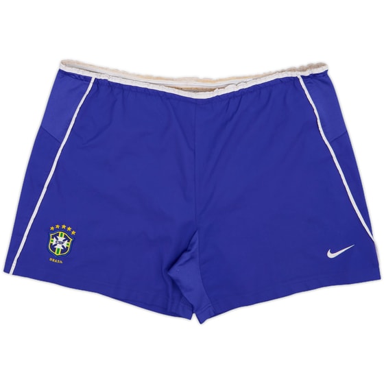 2002-04 Brazil Home Shorts - 5/10 - (L)
