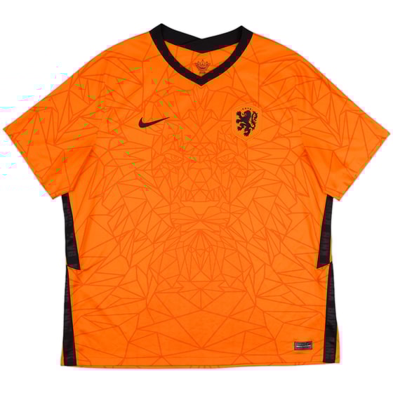 2020-21 Netherlands Home Shirt - 8/10 - (XXL)