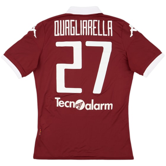 2015-16 Torino Authentic Home Shirt Quagliarella #27 - 6/10 - (M)