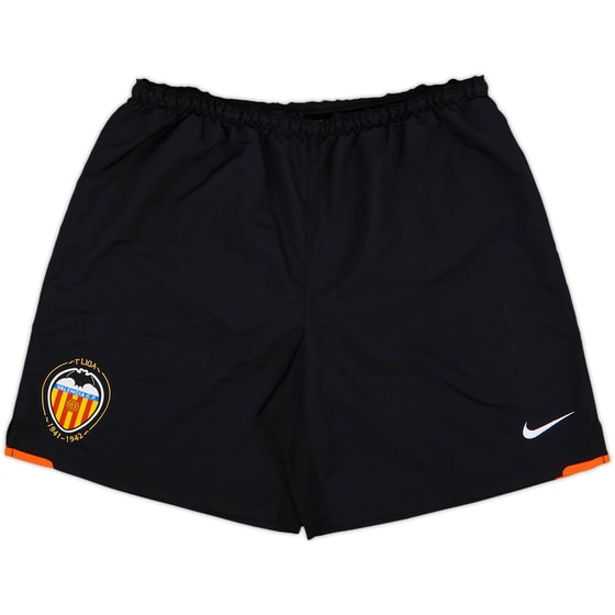 2007-08 Valencia Home Shorts - 9/10 - (L)