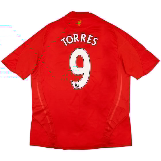 2008-10 Liverpool Home Shirt Torres #9 - 7/10 - (XL)