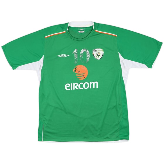 2004-06 Ireland Home Shirt #10 - 4/10 - (XL)