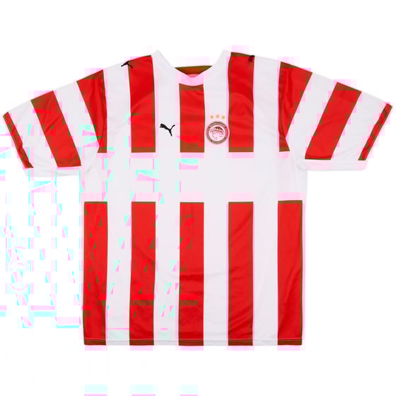 2006-07 Olympiakos Home Shirt - 7/10 - (XL)