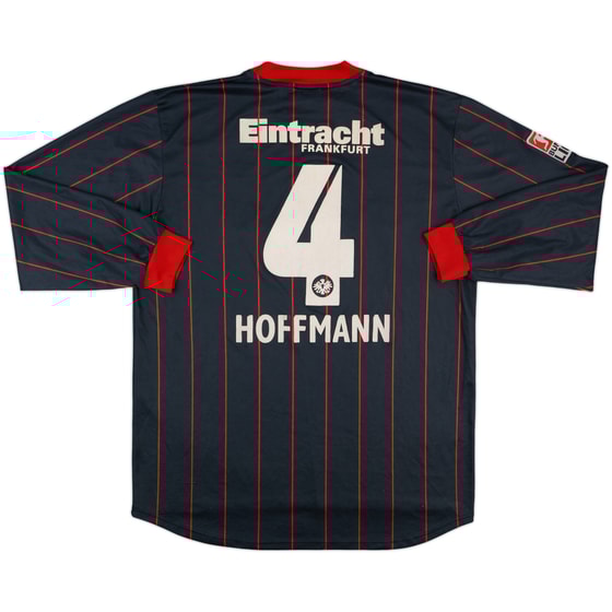 2004-05 Eintracht Frankfurt Match Issue Home L/S Shirt Hoffmann #4