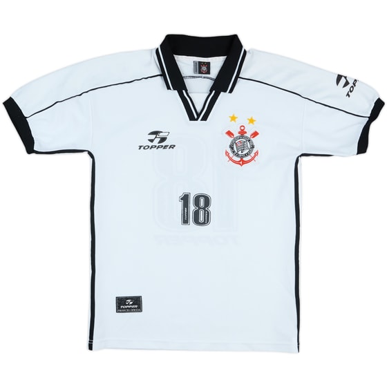 1999-00 Corinthians Match Issue Home Shirt #18