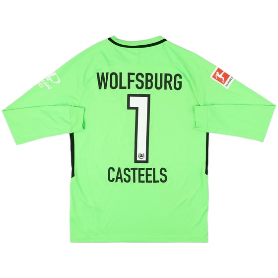 2019-20 Wolfsburg GK Shirt Casteels #1 - 7/10 - (L)