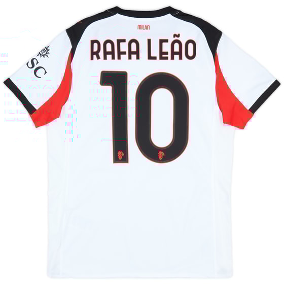 2025-26 AC Milan Authentic Away Shirt Rafa Leao #10