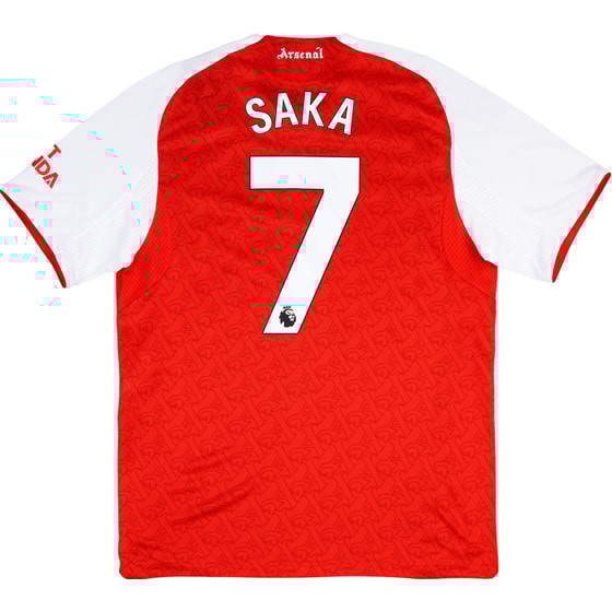2025-26 Arsenal Authentic Home Shirt Saka #7