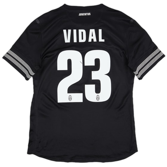 2012-13 Juventus Match Issue Away Shirt Vidal #23