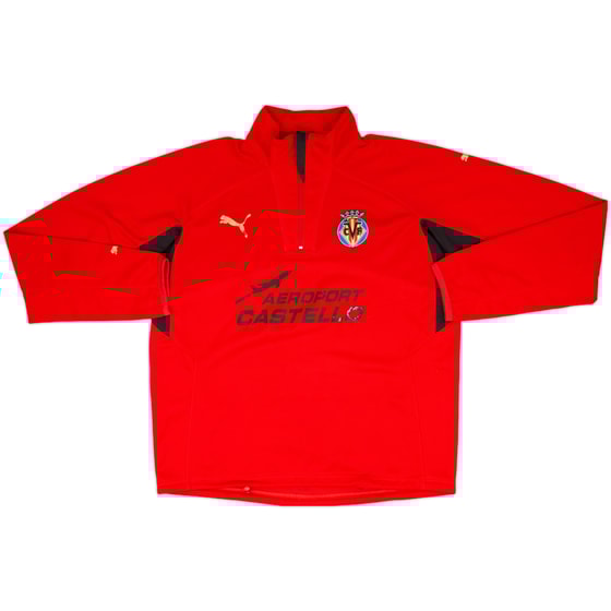 2007-08 Villarreal Puma 1/4 Zip Drill Top - 5/10 - (M)