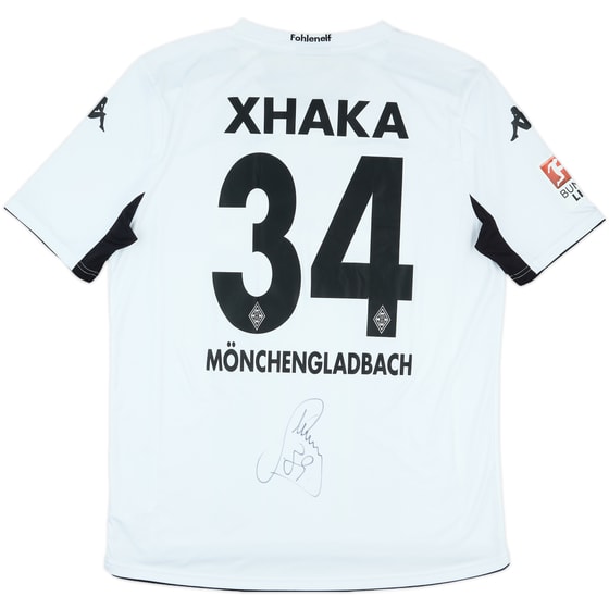 2014-15 Borussia Monchengladbach Signed Home Shirt Xhaka #34 - 7/10 - (XL)