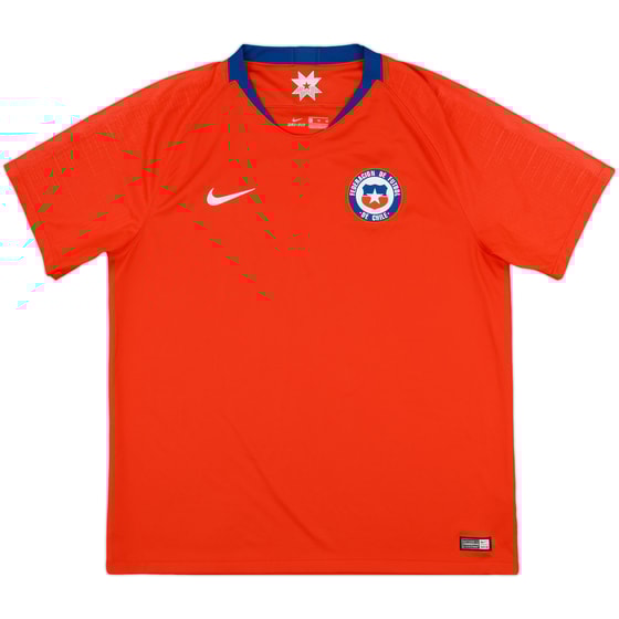 2018-19 Chile Home Shirt - 9/10 - (XL)