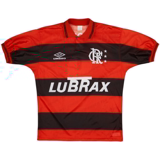1992-93 Flamengo Home Shirt #9 - 8/10 - (L)