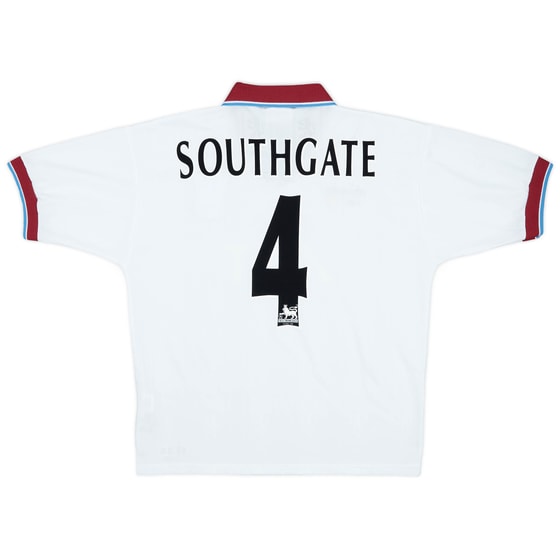 1996-98 Aston Villa Away Shirt Southgate #4 - 8/10 - (M)