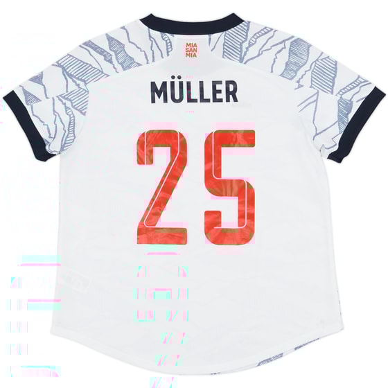 2021-22 Bayern Munich Third Shirt Muller #25 - 8/10 - (Women's XL)