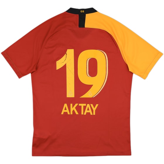 2019-20 Galatasaray Home Shirt Aktay #19 - 5/10 - (M)