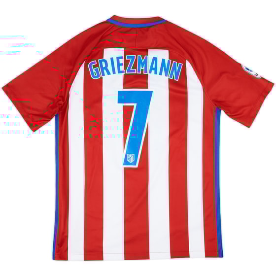 2016-17 Atletico Madrid Home Shirt Griezmann #7 - 5/10 - (M)