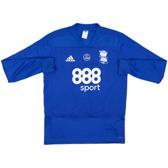 2017-18 Birmingham City Player Issue adidas Drill Top 1st Team - 7/10 - (M)