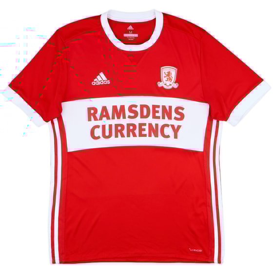 2017-18 Middlesbrough Home Shirt - 8/10 - (M)