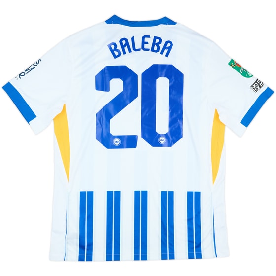2024-25 Brighton Match Issue Carabao Cup Home Shirt Baleba #20