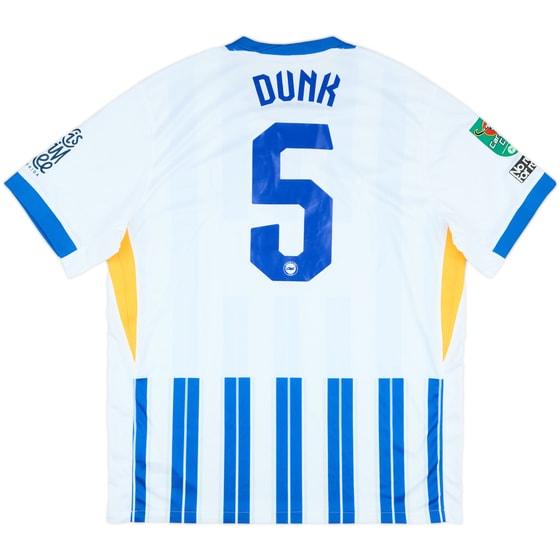 2024-25 Brighton Match Issue Carabao Cup Home Shirt Dunk #5