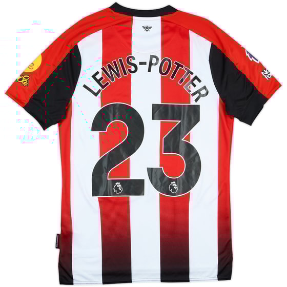 2024-25 Brentford Match Issue Home Shirt Lewis-Potter #23