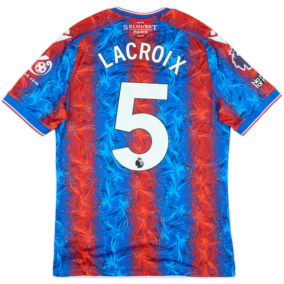 2024-25 Crystal Palace Match Issue Home Shirt Lacroix #5
