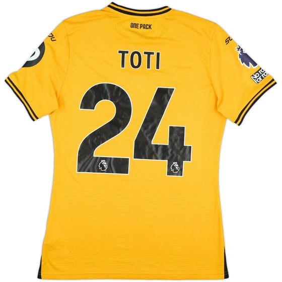 2024-25 Wolves Match Worn Home Shirt Toti #24
