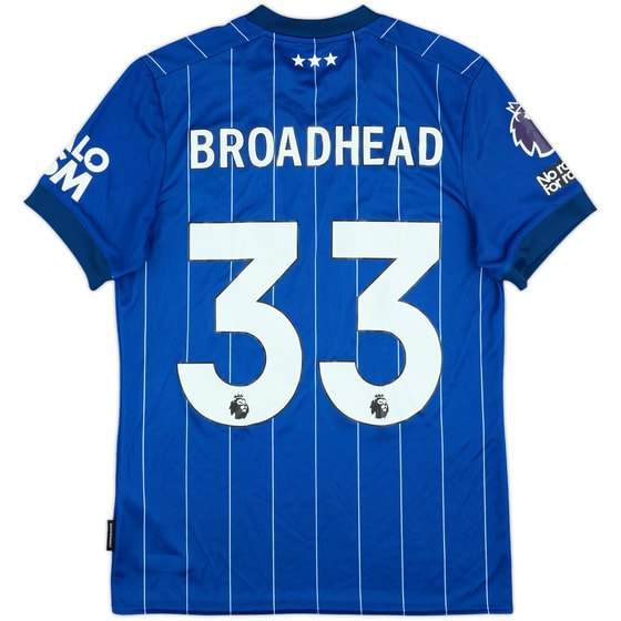 2024-25 Ipswich Match Issue Home Shirt Broadhead #33