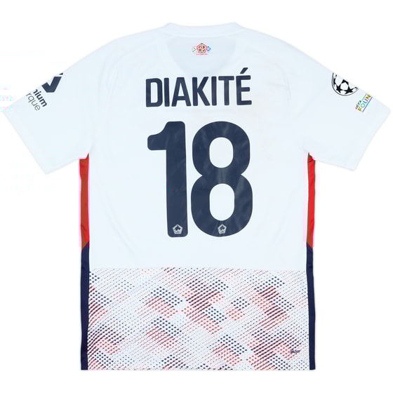 2024-25 Lille Match Worn Champions League Away Shirt Diakite #18