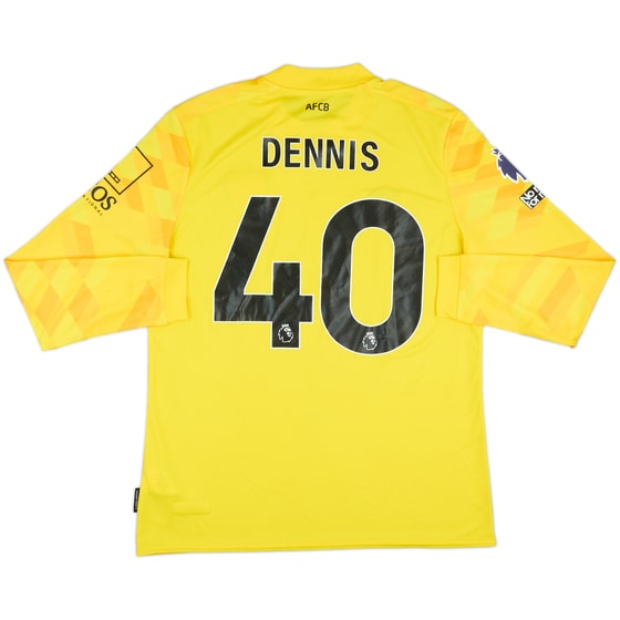 2024-25 Bournemouth Match Issue GK Shirt Dennis #40