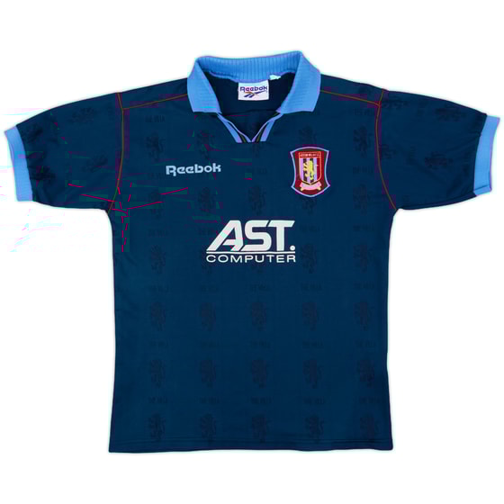 1995-97 Aston Villa Away Shirt - 8/10 - (L.Boys)