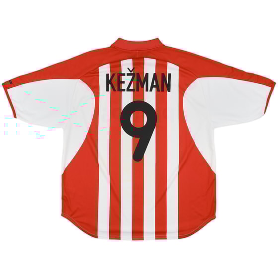 2000-02 PSV Home Shirt Kezman #9 - 8/10 - (XXL)