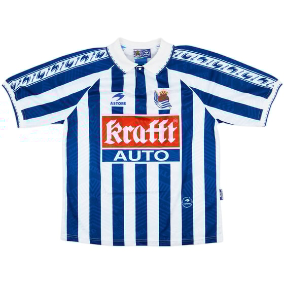 1996-98 Real Sociedad Home Shirt - 9/10 - (L)