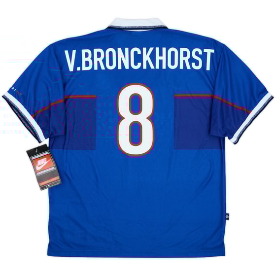 1997-99 Rangers Home Shirt V.Bronckhorst #8 (XL)