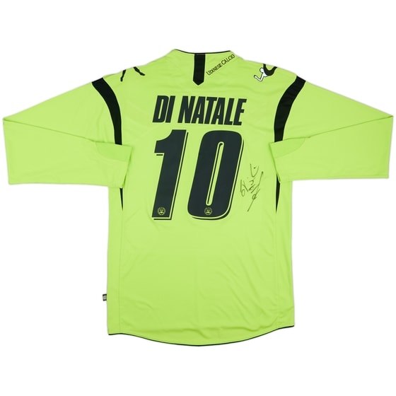 2011-12 Udinese Signed Away/GK L/S Shirt Di Natale #10 - 8/10 - (L)