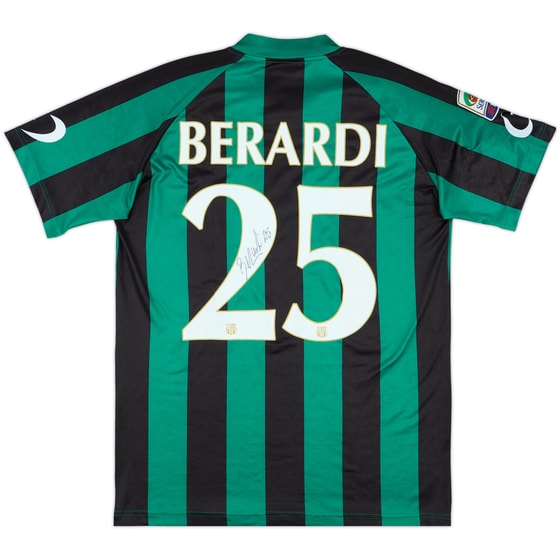 2014-15 Sassuolo Signed Home Shirt Berardi #25 - 6/10 - (L)