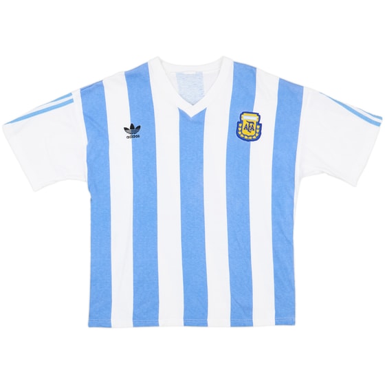 1991 Argentina Home Shirt - 9/10 - (L)