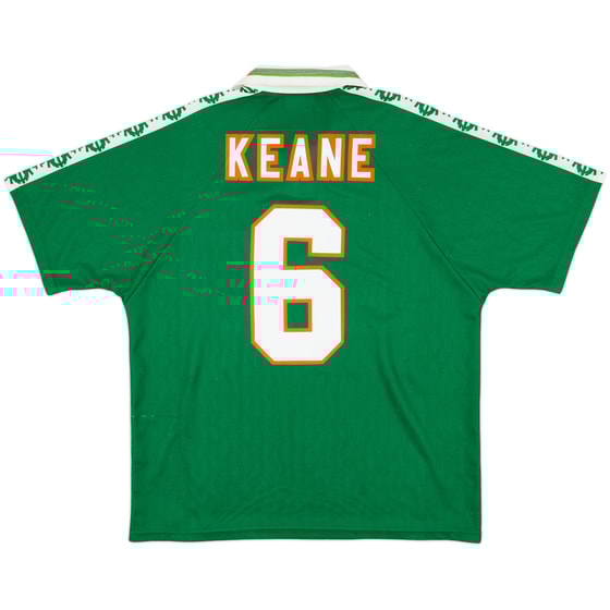 1996-98 Ireland Home Shirt Keane #6 - 8/10 - (XL)