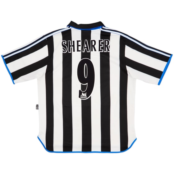 1999-00 Newcastle Home Shirt Shearer #9 - 6/10 - (XL)