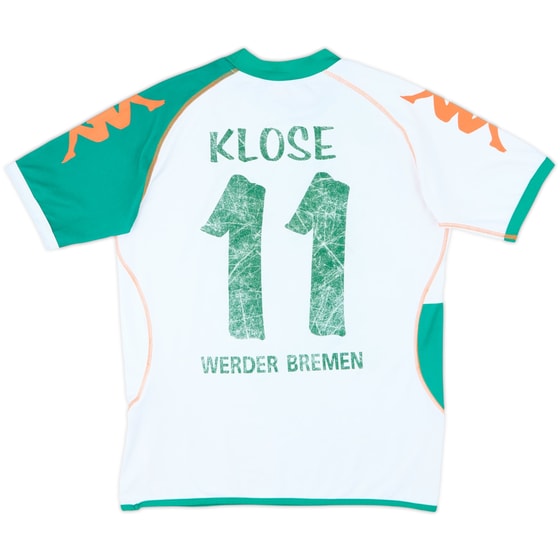 2006-07 Werder Bremen Home Shirt Klose #11 - 5/10 - (M)