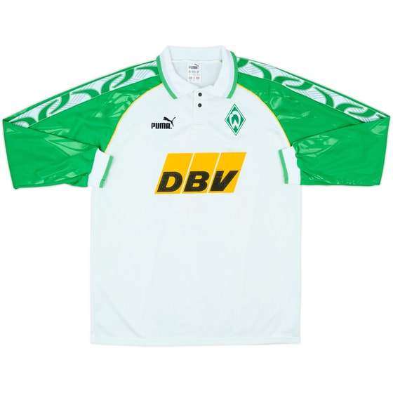 1995-96 Werder Bremen Home L/S Shirt - 8/10 - (M)