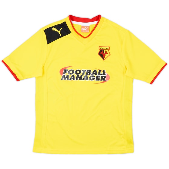 2012-13 Watford Home Shirt - 10/10 - (L.Boys)