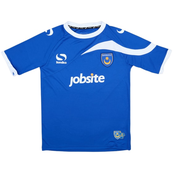 2013-14 Portsmouth Home Shirt - 9/10 - (XL.Boys)