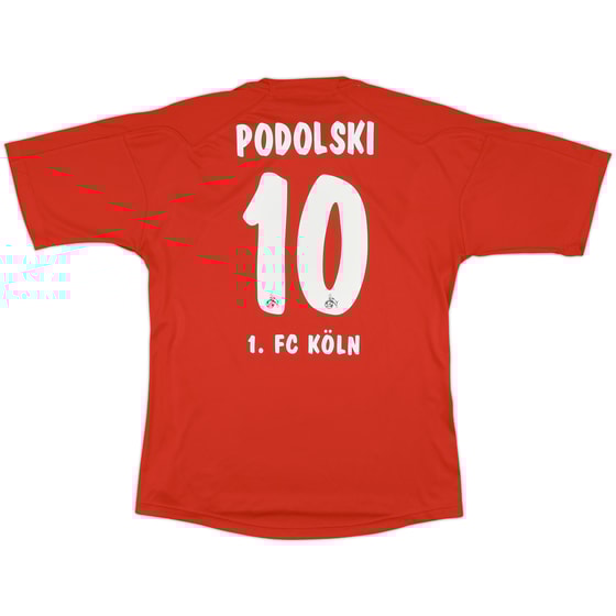 2010-11 FC Koln Home Shirt Podolski #10 - 7/10 - (L)