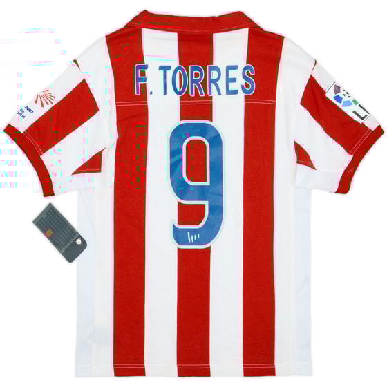 2003-04 Atletico Madrid Centenary Home Shirt F.Torres #9 (XL.Boys)