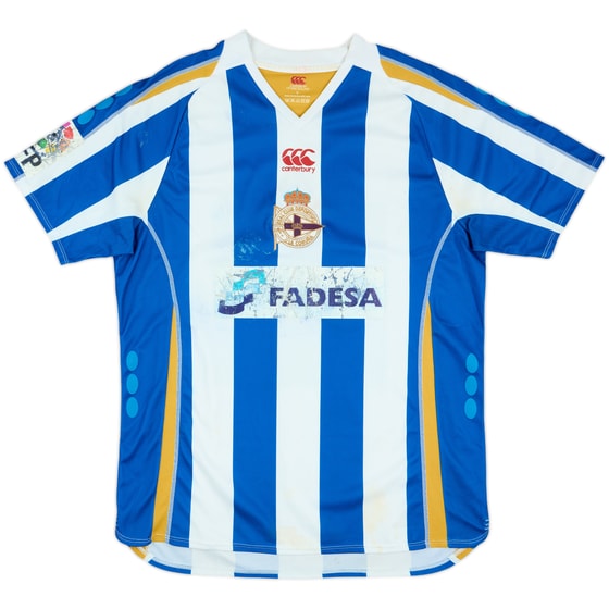 2007-08 Deportivo de La Coruna Home Shirt - 4/10 - (L)