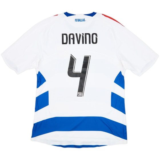 2008 FC Dallas Player Issue Away Shirt Davino #4 - 6/10 - (L)